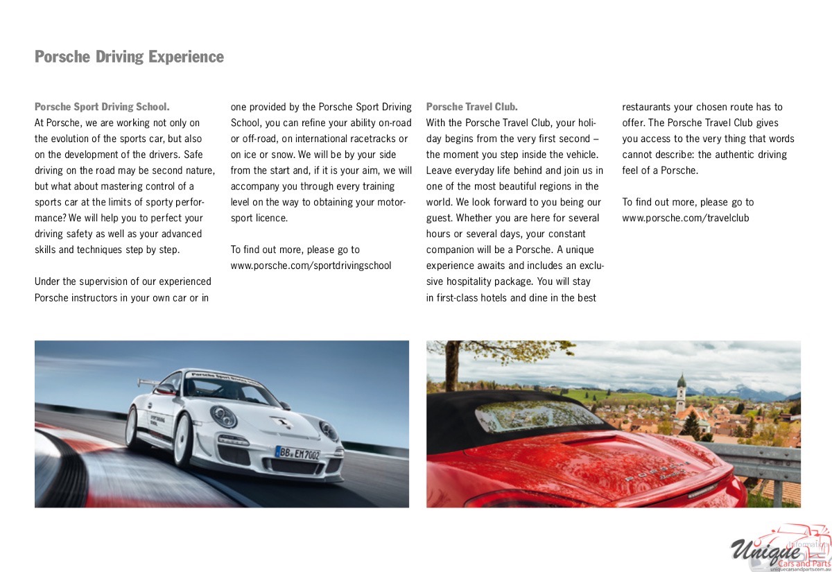 2014 Porsche Boxster Folder Page 4